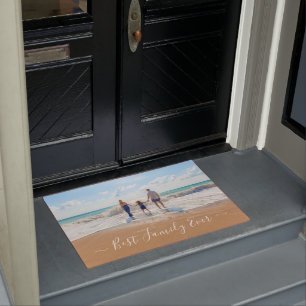 Custom Photo and Text Your Own Design Best Family  Doormat