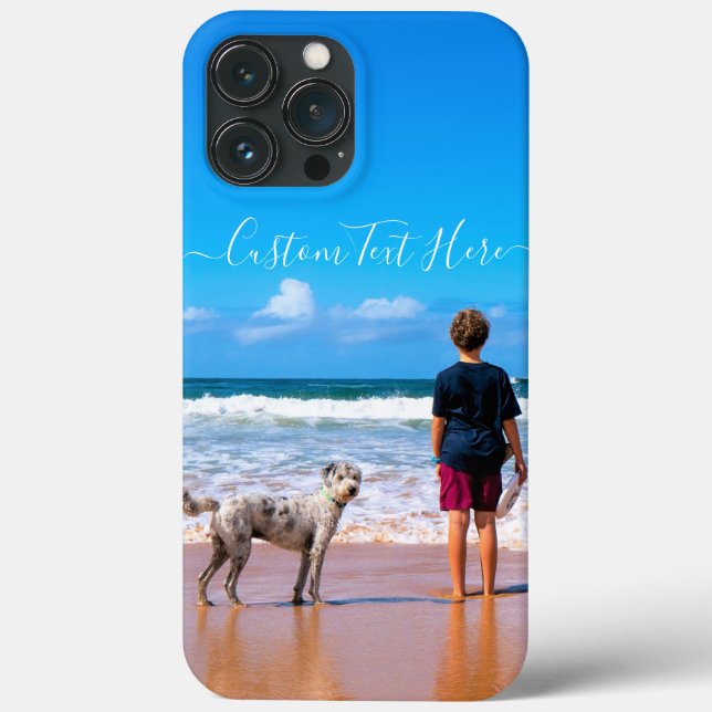Custom Photo and Text - Your Own Design - Friend Case-Mate iPhone Case (Back)