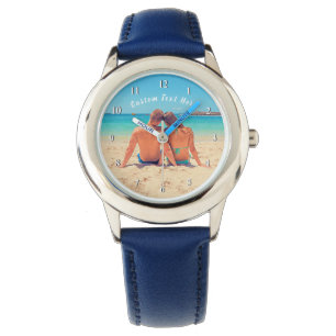 Custom Photo and Text - Your Own Design - Love Watch