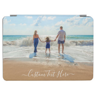 Custom Photo and Text Your Own Design - My Family iPad Air Cover