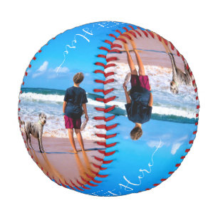 Custom Photo and Text - Your Own Design - My Pet Baseball