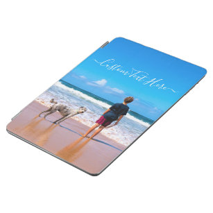 Custom Photo and Text - Your Own Design - My Pet   iPad Air Cover