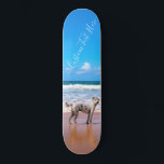 Custom Photo and Text - Your Own Design - My Pet   Skateboard<br><div class="desc">Custom Photo and Text - Your Own Design - My Pet - Personalised Family / Friends or Personal Gift - Add Your Photo and Text - Resize and move or remove and add elements / text with customisation tool ! Choose / add your favourite font / text colour ! You...</div>