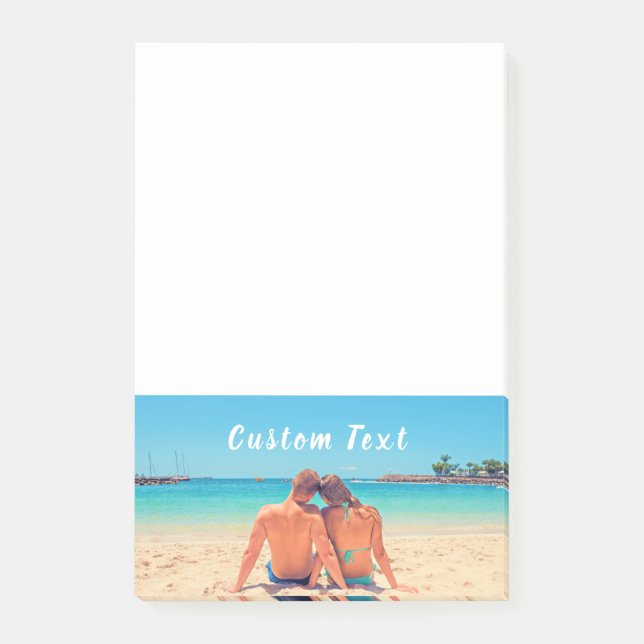 Custom Photo and Text - Your Own Design - Romantic Post-it Notes (Front)