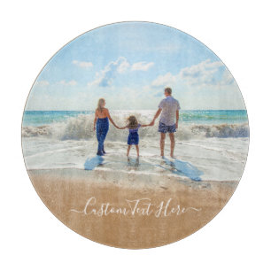 Custom Photo and Text - Your Own Design - Special Cutting Board
