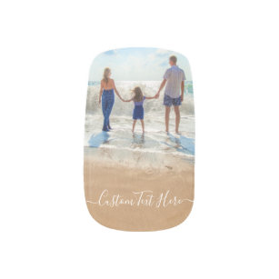 Custom Photo and Text - Your Own Design - Summer Minx Nail Art