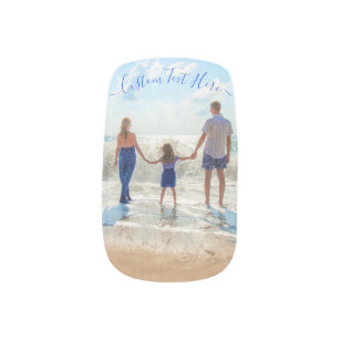 Custom Photo and Text - Your Own Design - Vacation Minx Nail Art