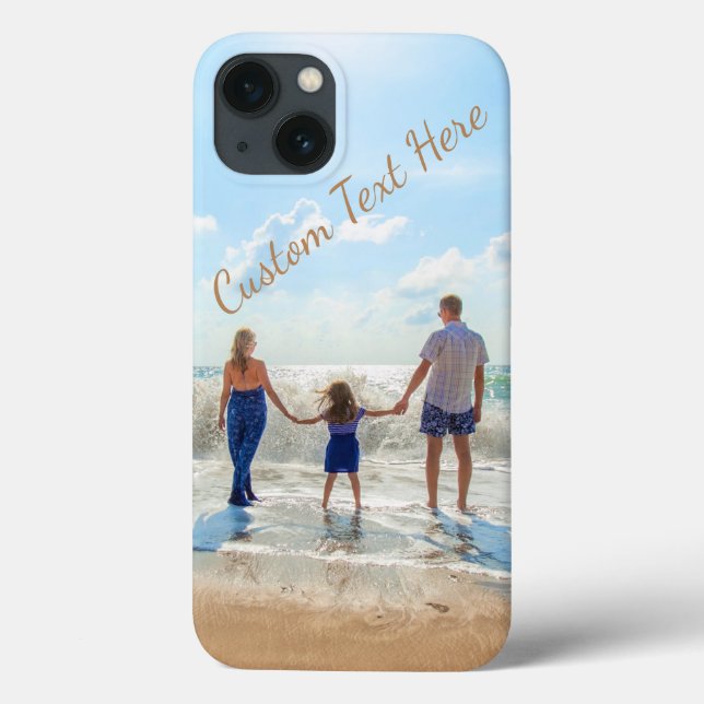 Custom Photo and Text - Your Summer Design Case-Mate iPhone Case (Back)