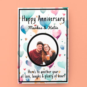 Custom Photo Anniversary Card