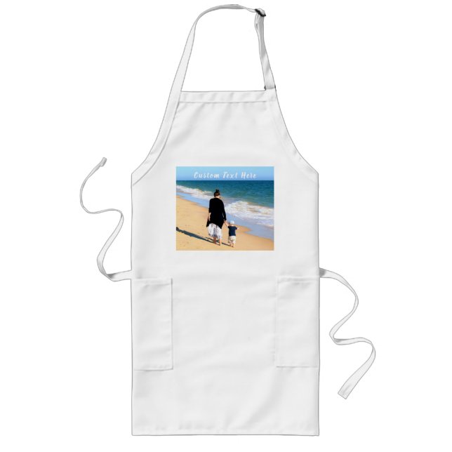 Custom Photo Apron with Your Photos and Text (Front)