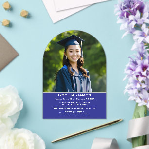 custom photo -arch Graduation Announcement
