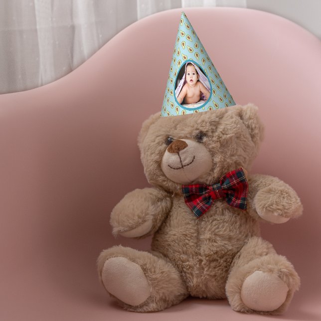 Custom Photo Avocado Pattern Party Hat (Custom Photo Avocado Pattern Party Hat)