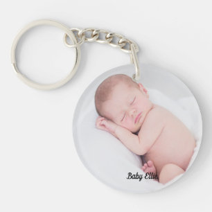Custom Photo Baby  Key Ring