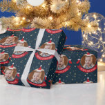 Custom Photo Baby Santa Hat Christmas Holiday Wrapping Paper<br><div class="desc">Custom Photo Baby Santa Hat Christmas Holiday Wrapping Paper</div>