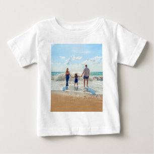 Custom Photo Baby T-Shirt with Your Photos Design