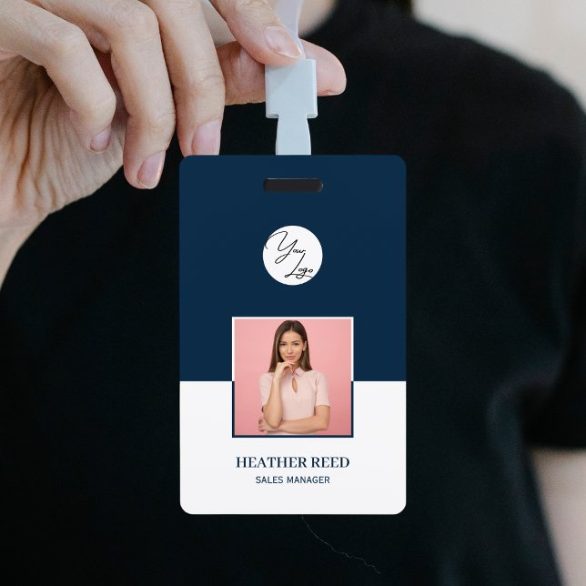 Custom Photo Badge, Bar Code, Logo, Name Badge ID Badge (Creator Uploaded)