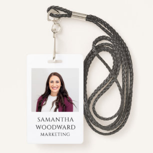 Custom Photo Badge ID Badge