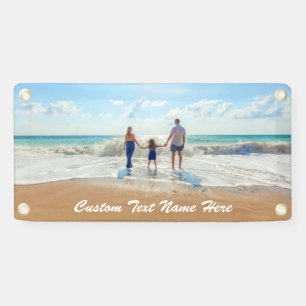 Custom Photo Banner with Your Photos and Text
