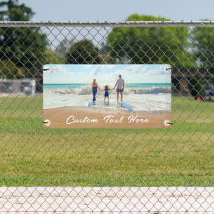 Custom Photo Banner with Your Photos and Text