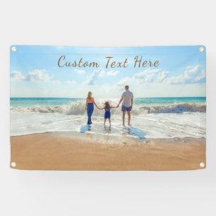 Custom Photo Banner Your Photos and Text