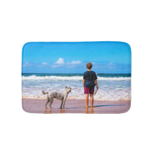Custom Photo Bath Mat Design Your Own Pet Gift