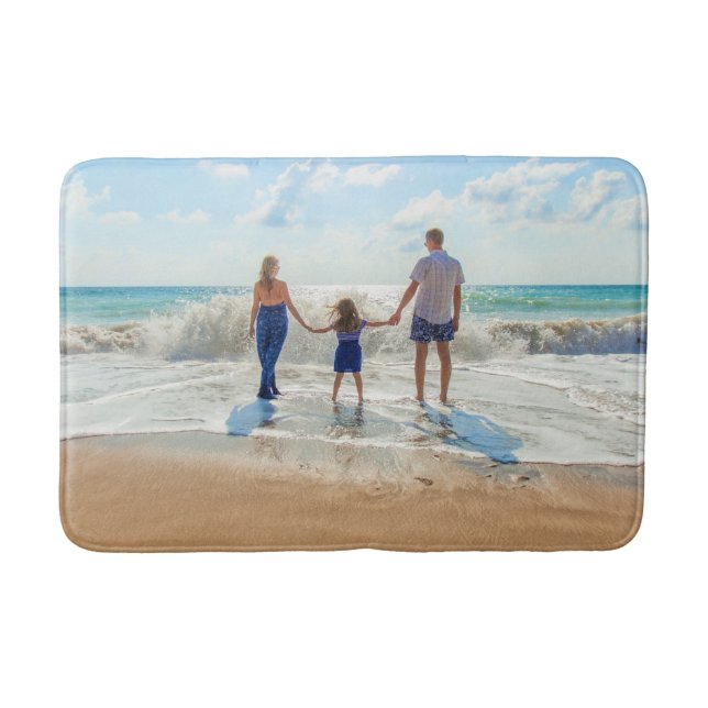 Custom Photo Bath Mat with Your Own Design (Front)