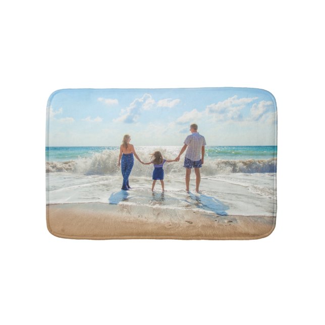 Custom Photo Bath Mat Your Own Design Personalised (Front)
