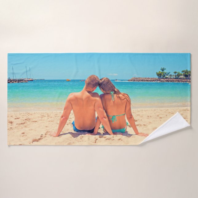 Custom Photo Bath Towels Your Photos Gift (Bath Towel)