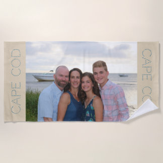 Custom photo beach towel - personalised gift