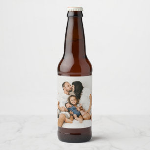 Custom Photo Beer Bottle Label