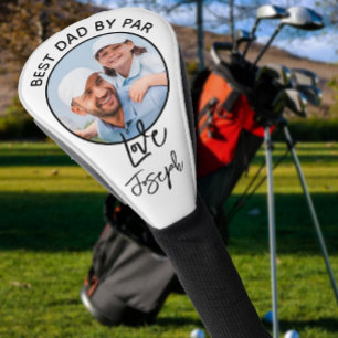 Custom Photo Best Dad By Par Golf Lover Gift Head Cover
