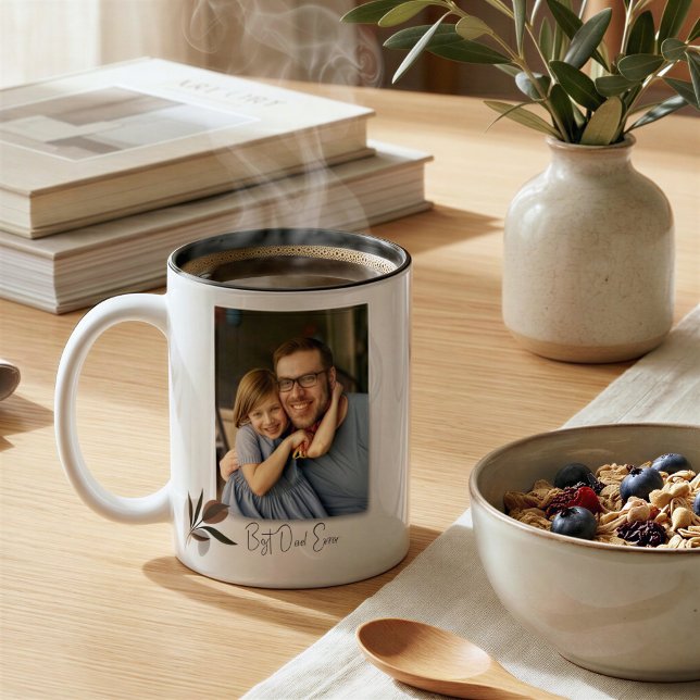 Custom Photo Best Dad Ever Fathers Day Mug (Creator Uploaded)