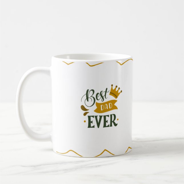 Custom Photo Best Dad Ever Mug | Father’s Day Coff (Left)