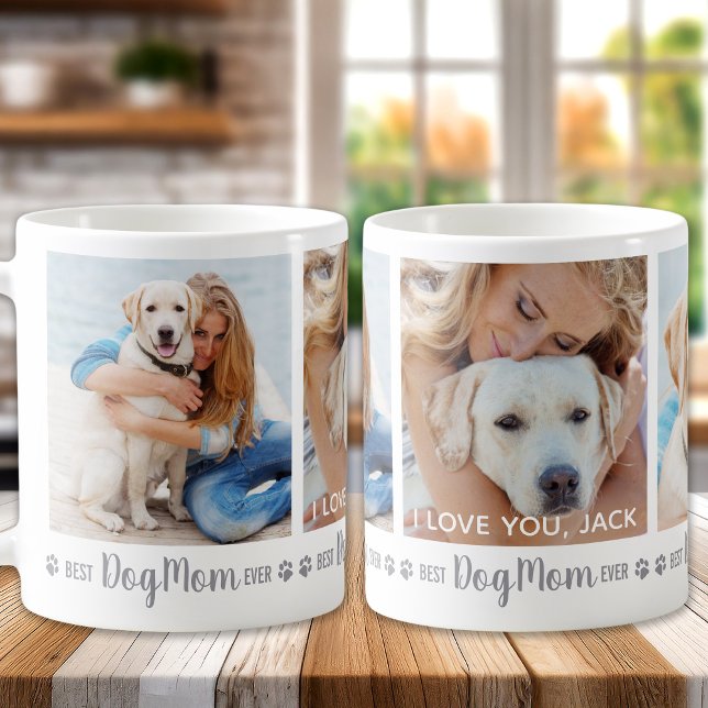Custom Photo Best Dog Mum Ever Coffee Mug (Creator Uploaded)