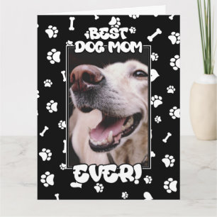 Custom Photo Best Dog Mum Ever Mother's Day Card
