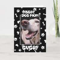 Custom Photo Best Dog Mum Ever Mother's Day
