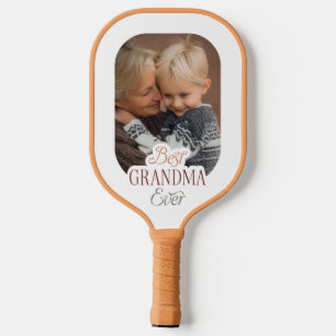 Custom Photo Best Grandma Ever Pickleball Paddle