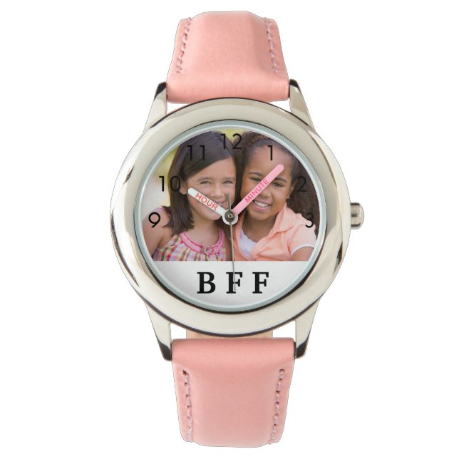 Custom photo BFF best friends forever girl Watch (Front)