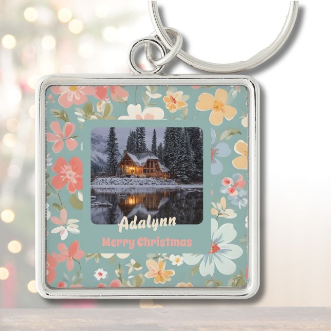 Custom Photo Birthday Christmas Gifts for Daughter Key Ring (Custom Photo Birthday Christmas Gifts for Daughter)