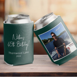 Custom Photo Birthday Party Favour Personalised Pi Can Cooler