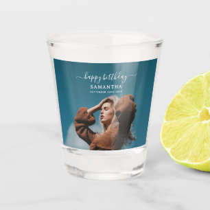 Custom Photo Birthday Party Selfie Picture Shot Glass