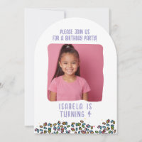 Custom Photo Birthday Party Sprinkles Kids Any Age