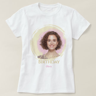Custom Photo Birthday T-Shirt | Personalised Birth