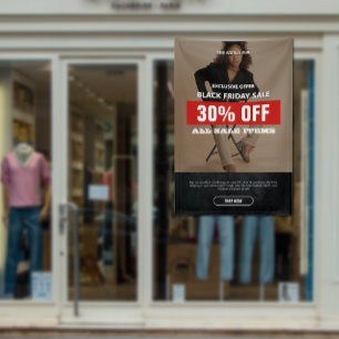 Custom Photo Black Friday Sale Product Promo Banner