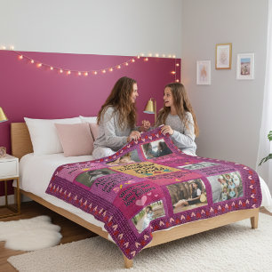 Custom Photo Blanket – Best Daughter in the World 