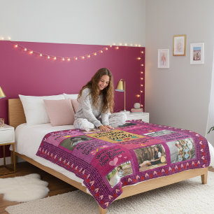 Custom Photo Blanket – Best Daughter in the World 