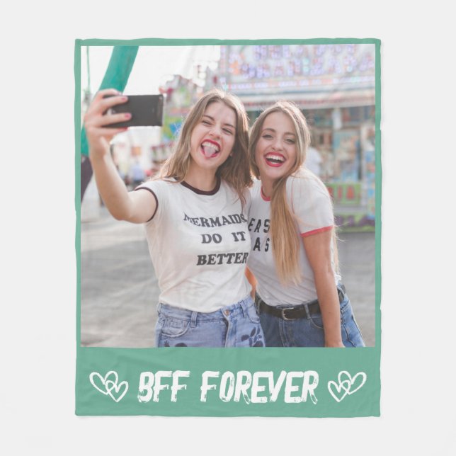 Custom Photo Blanket for Friends Keepsake Gift (Front)