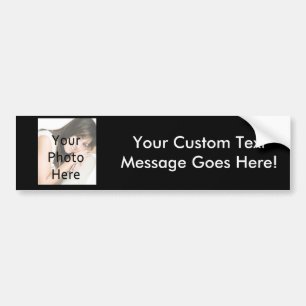 Custom Photo Bumper Sticker
