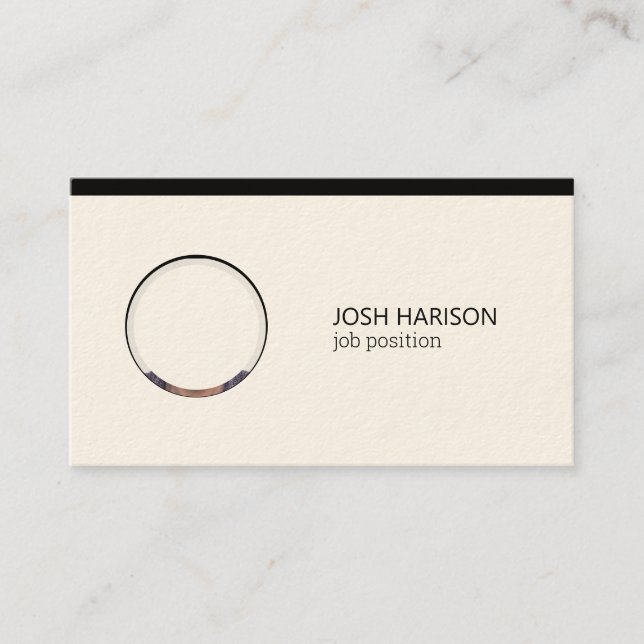 Custom Photo Business Card (Front)