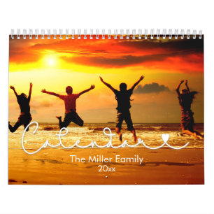 Custom Photo Calendar, Editable Calendar